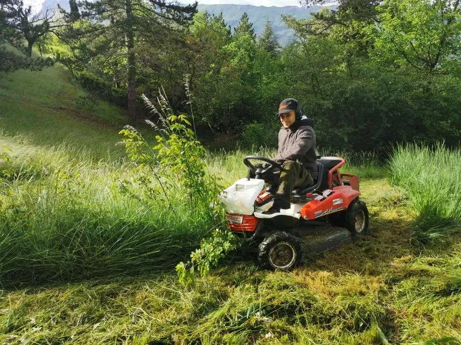 Débroussaillage à Aouste-sur-Sye